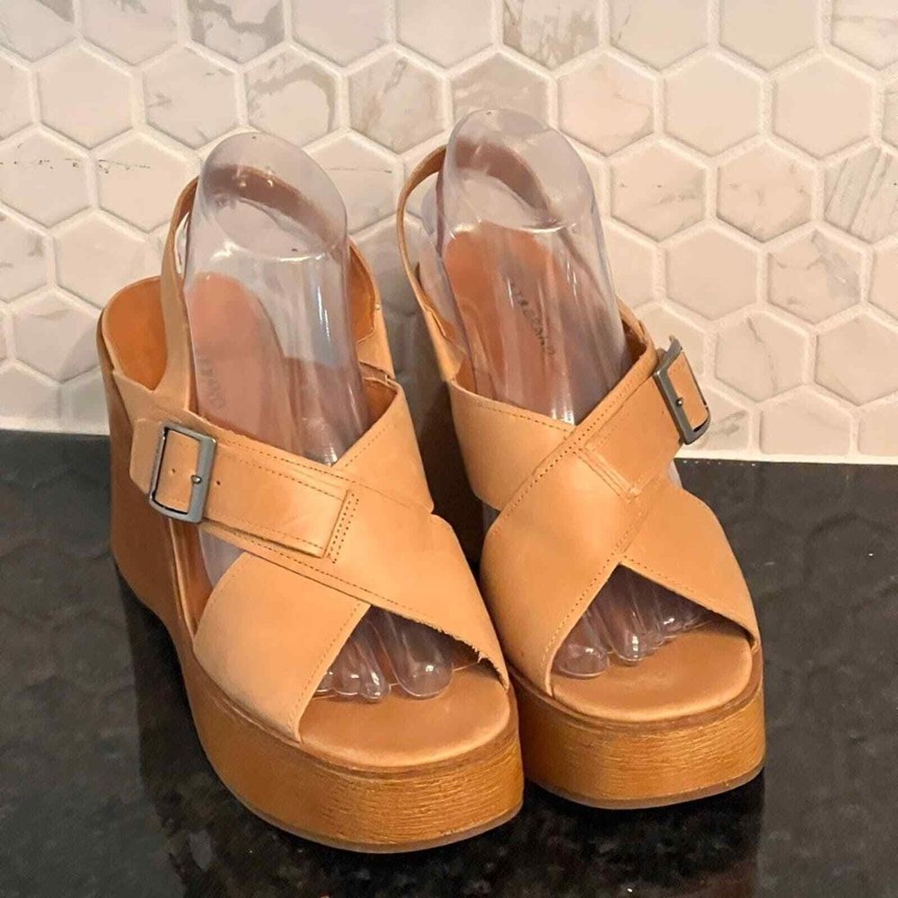 Lucky Brand Women's Delaynee Platform Wedge Sandal Size 9.5‎ - Picture 2 of 6